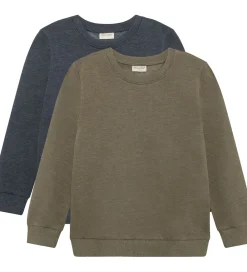 Minymo Basis*Sweatshirts - 2-pak - Vetiver