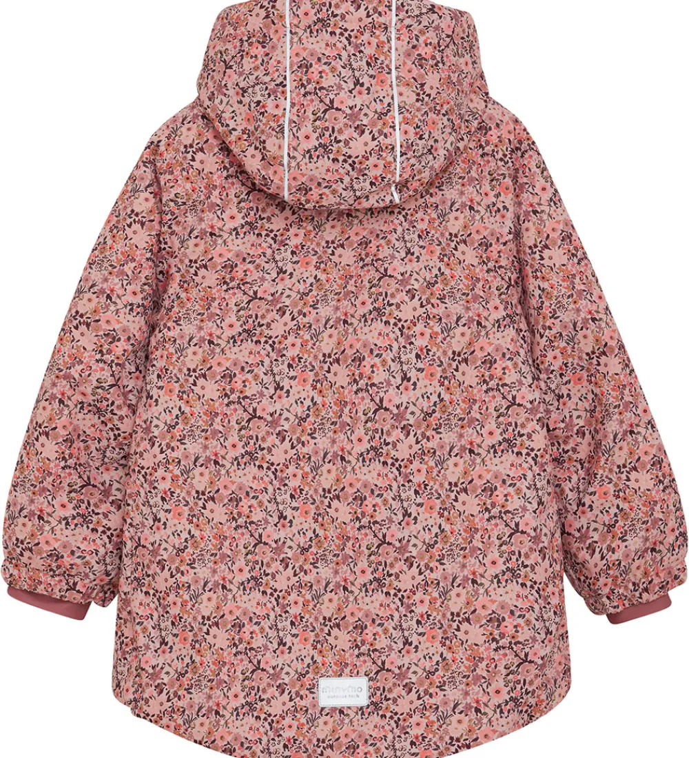 Minymo Vinterjakker*Vinterjakke - AOP - Peach Whip