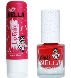 Miss Nella Neglelak*Læbepomade og Neglelak - Duo nr. 2