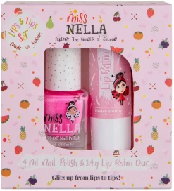 Miss Nella Neglelak*Læbepomade og Neglelak - Duo nr. 4