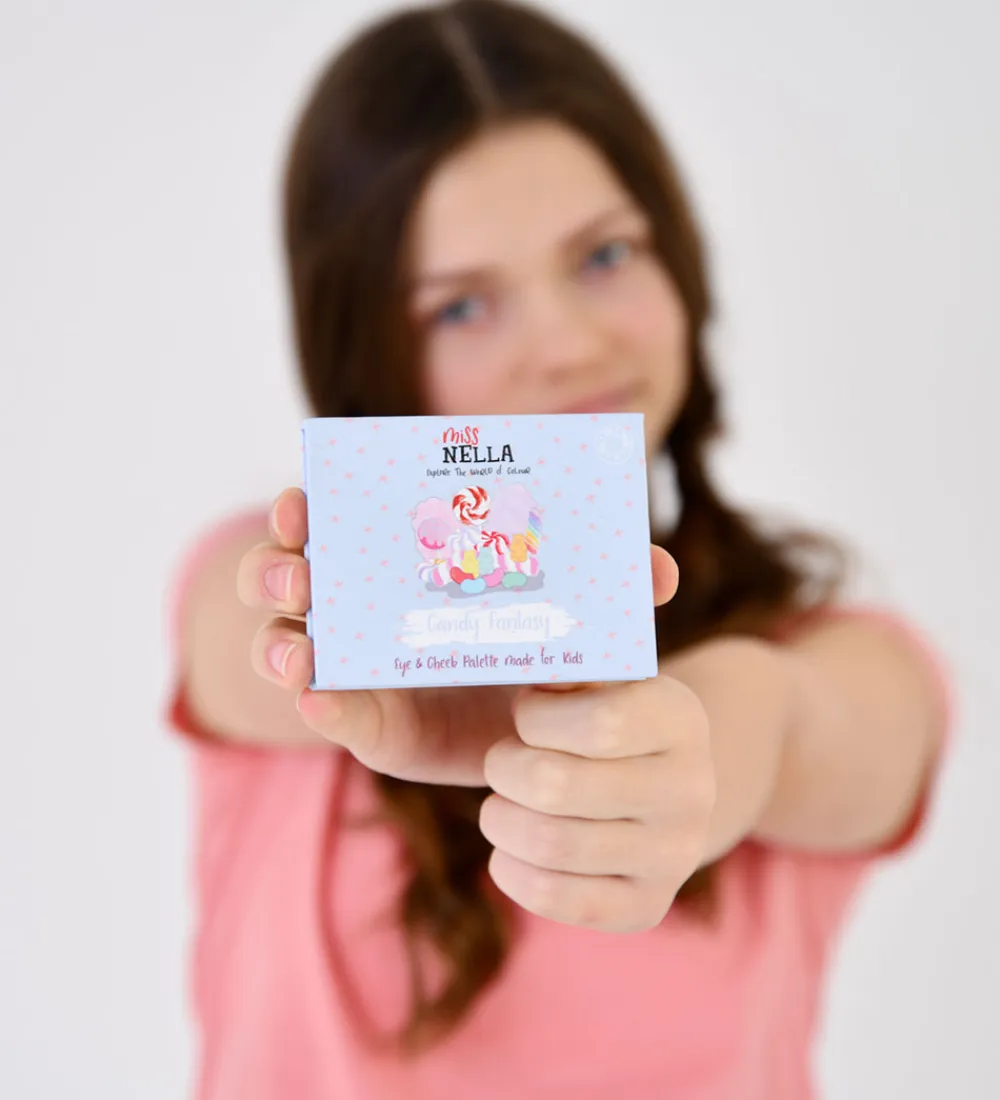 Sminke-Miss Nella Makeupsæt - Pink & Purple
