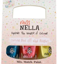 Neglelak-Miss Nella Neglelak - 3-pak - Klare Farver