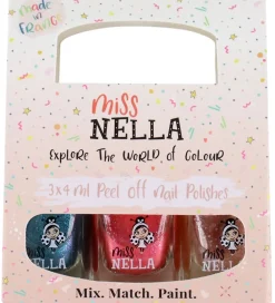 Neglelak-Miss Nella Neglelak - 3-pak - Glade Farver