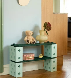 Aktivitetslegetøj-MODU Balancebane - 17 Dele - Ocean Mint/Forest Green