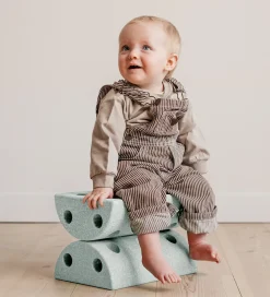 Motorisk Legetøj|Stole-MODU Børneskammel - 4 Dele - Ocean Mint/Forest Green