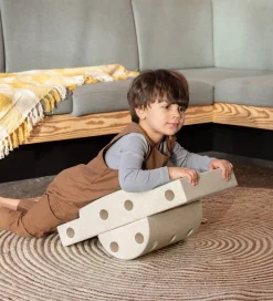 Motorisk Legetøj|Aktivitetslegetøj-MODU Curiosity Sæt - 14 Dele - 50x30x20 cm - Sand Grey/Honey Yel