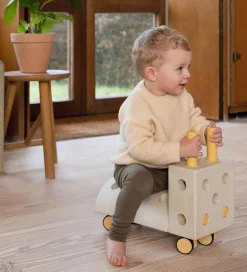 MODU Motorisk Legetøj|Tumlemøbler*Samlepinde - 8 stk - Honey Yellow