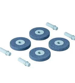 Motorisk Legetøj|Tumlemøbler-MODU 4x Foam Wheels - 4-pak - Deep Blue/Sky Blue