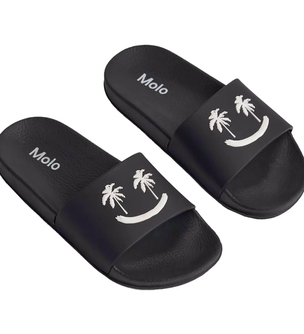 Molo Badesandaler*Badesandaler - Zhappy - Sort/Palmer