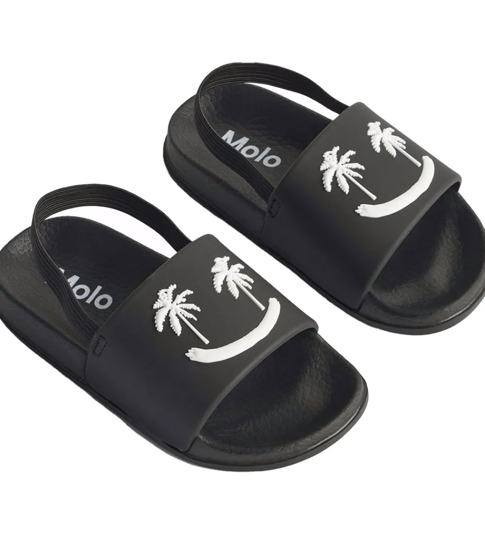 Molo Badesandaler*Badesandaler - Zhappy - Sort/Palmer