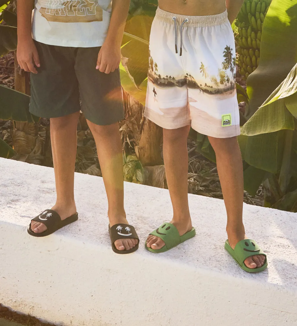 Molo Badesandaler*Badesandaler - Zhappy - Sort/Palmer