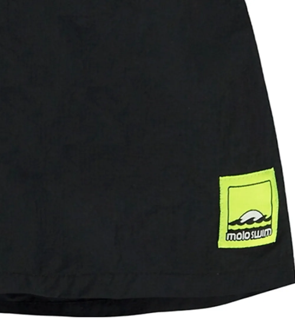 Badetøj-Molo Badeshorts - UV50+ - Niko Solid - Sort