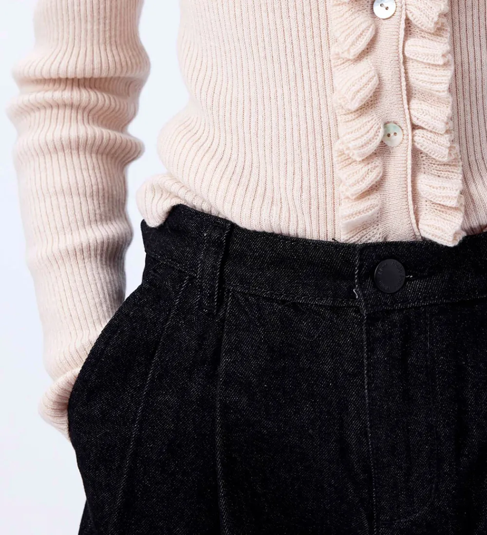 Molo Striktrøjer*Cardigan - Strik - Uld/Bomuld - Gamora - Buttercream