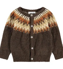 Molo Striktrøjer*Cardigan - Strik - Uld - Bay - Browns