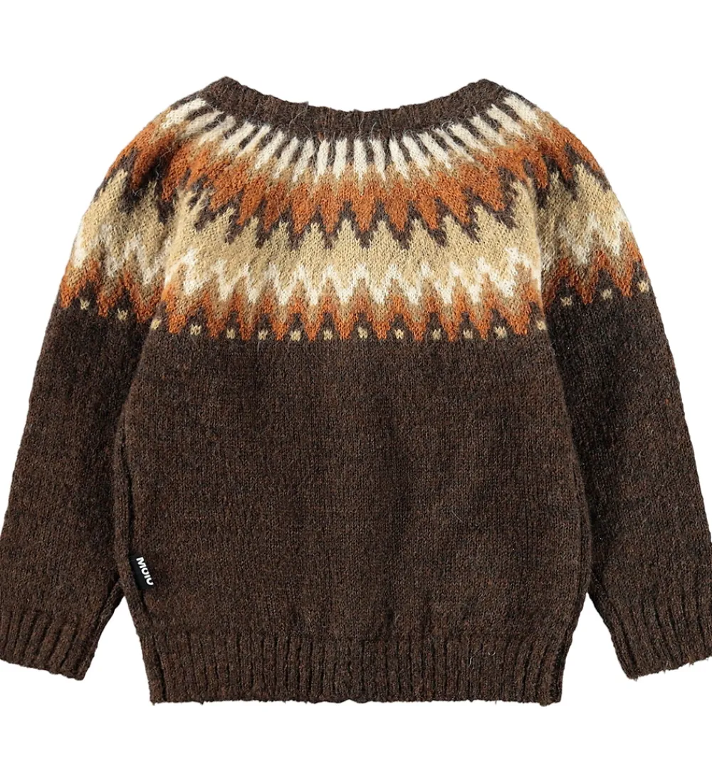 Molo Striktrøjer*Cardigan - Strik - Uld - Bay - Browns