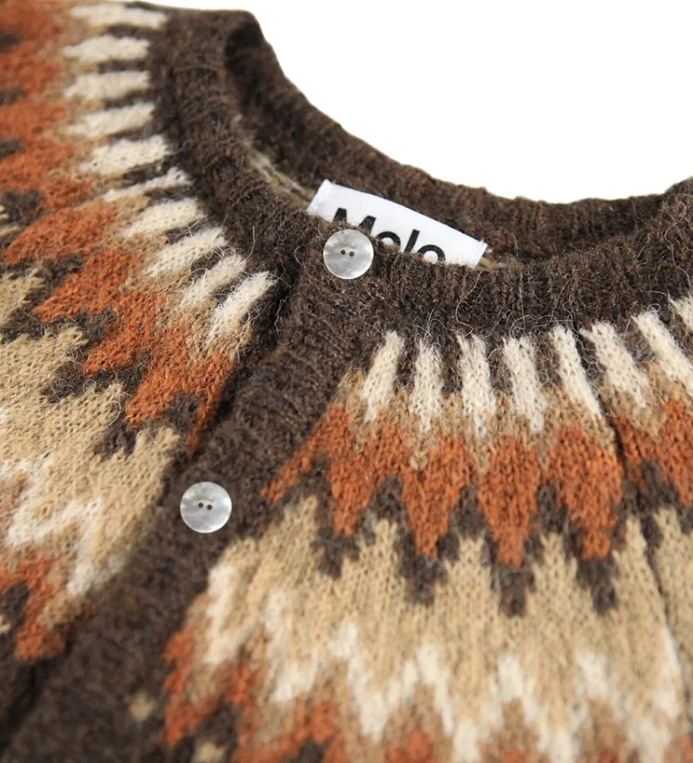 Molo Striktrøjer*Cardigan - Strik - Uld - Bay - Browns