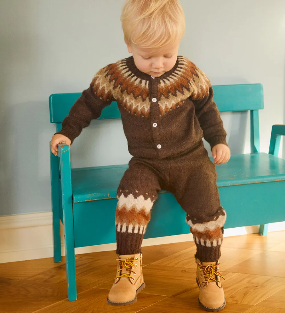Molo Striktrøjer*Cardigan - Strik - Uld - Bay - Browns