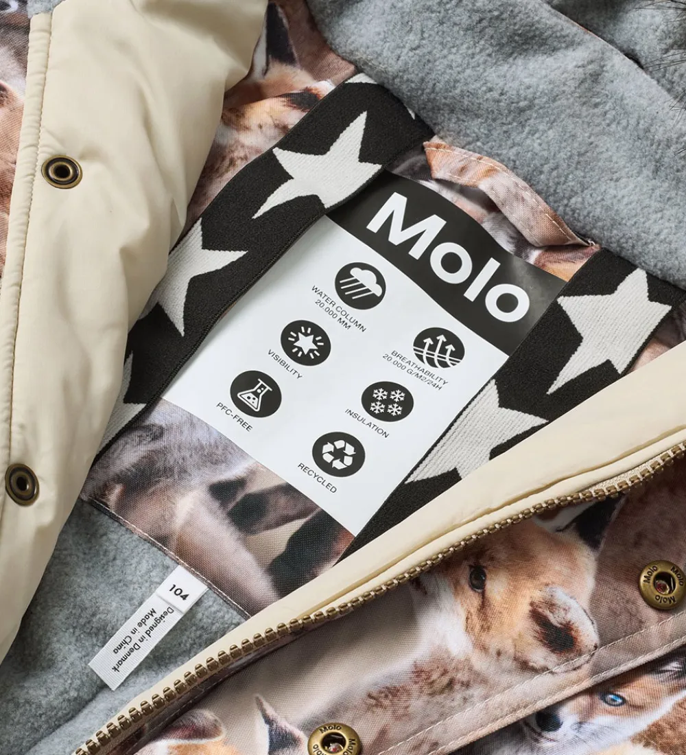 Molo Flyverdragter*Flyverdragt - Polaris Fur - Playing Foxes