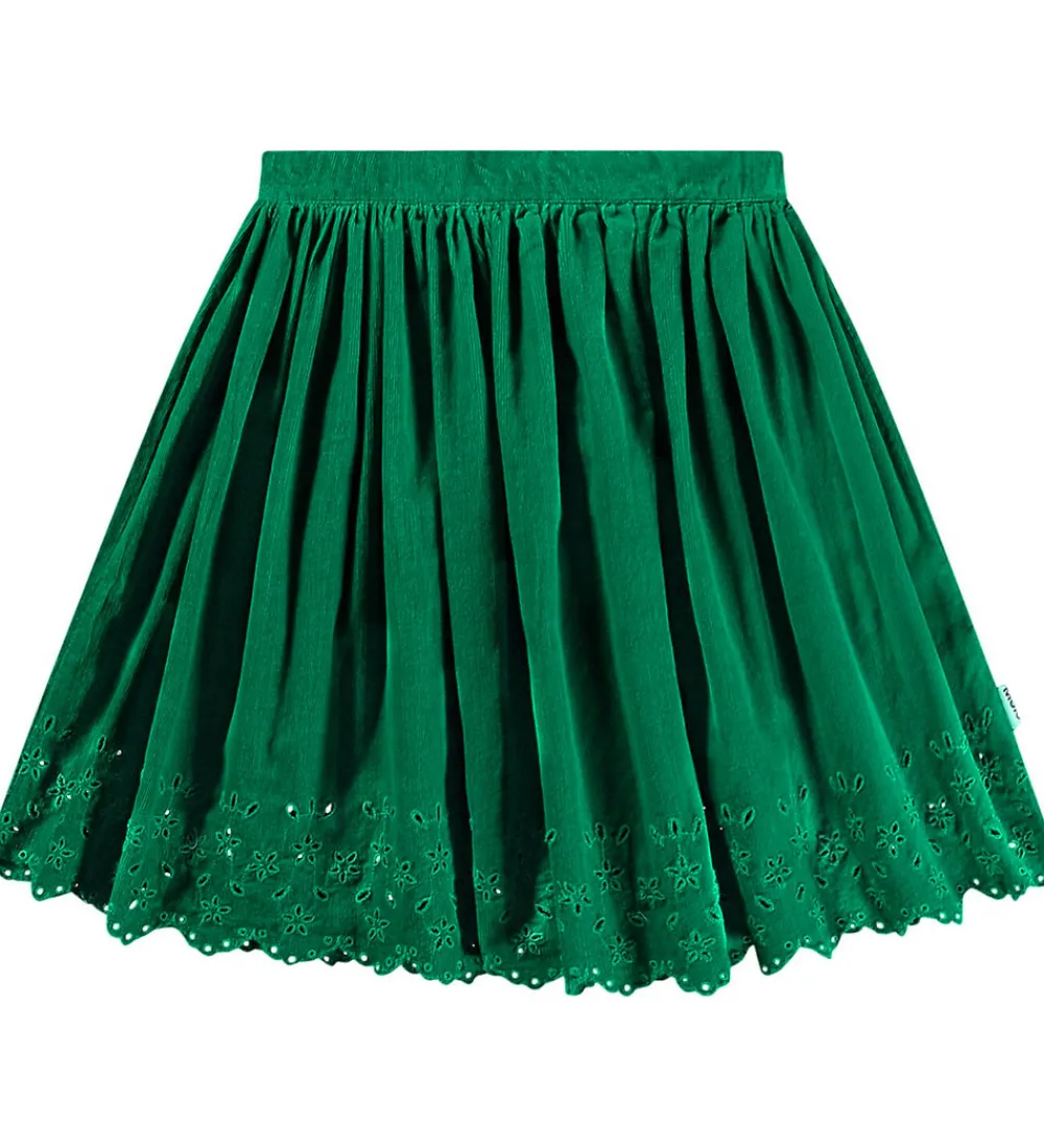 Nederdele-Molo Nederdel - Fløjl - Bellis - Sporting Green