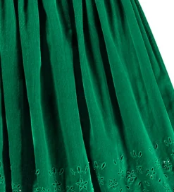Nederdele-Molo Nederdel - Fløjl - Bellis - Sporting Green