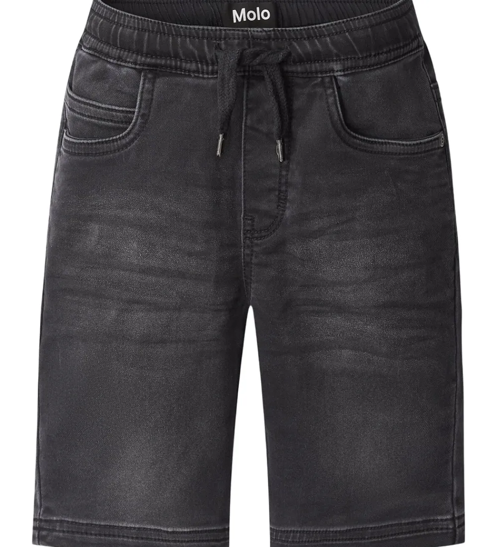 Shorts Og Knickers-Molo Shorts - Denim - Ali - Washed Black