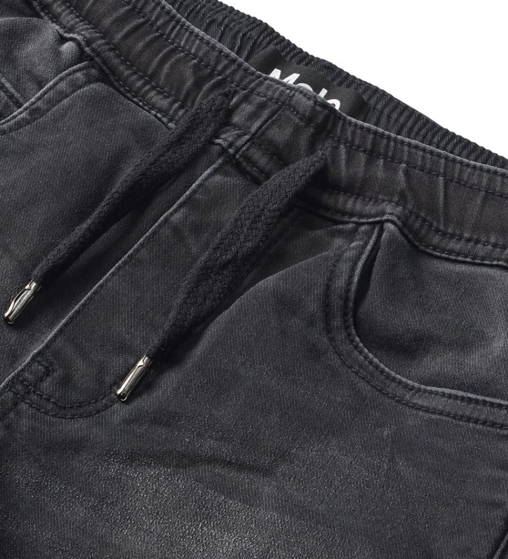 Shorts Og Knickers-Molo Shorts - Denim - Ali - Washed Black