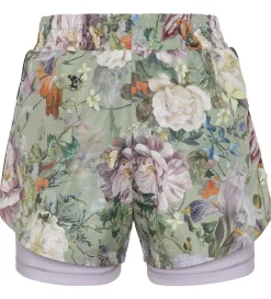 Molo Gymnastiktøj*Shorts - Omari - Green Botanic