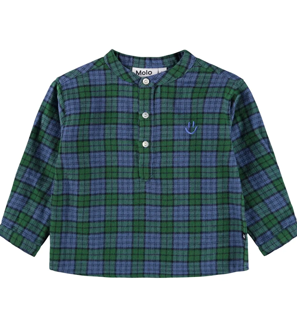 Molo Skjorter*Skjorte - Enoz - Blue Pine Check