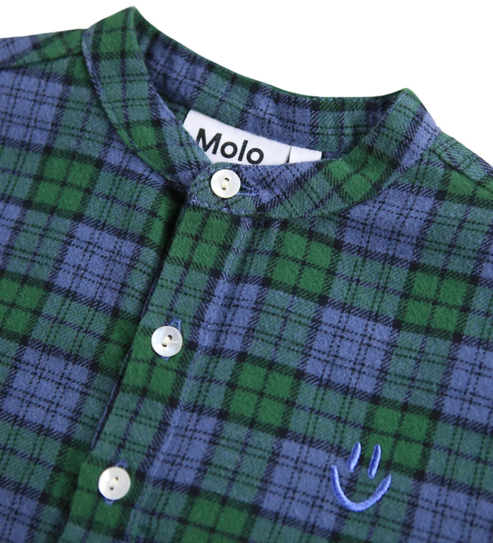 Molo Skjorter*Skjorte - Enoz - Blue Pine Check