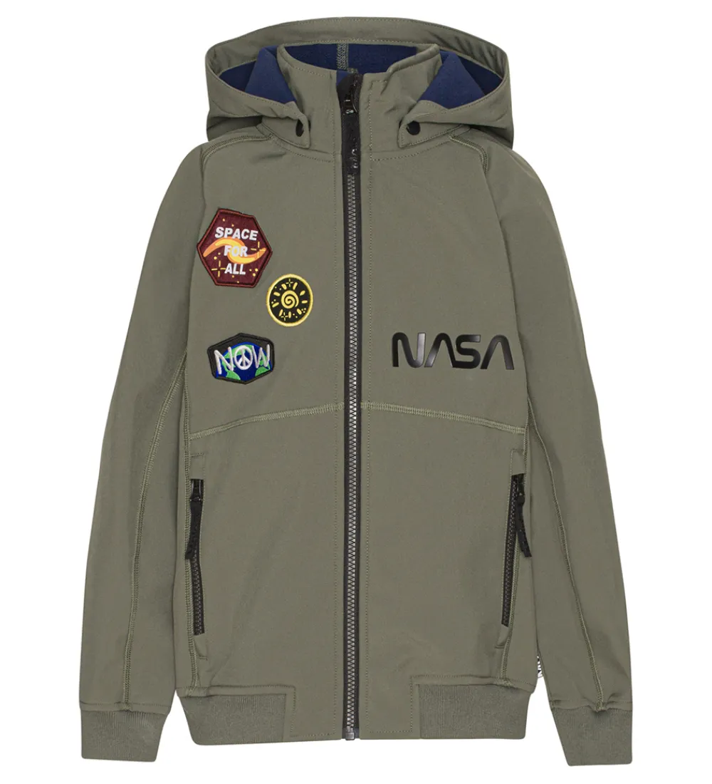 Molo Softshell*Softshelljakke - Cloudy - Dusty Green