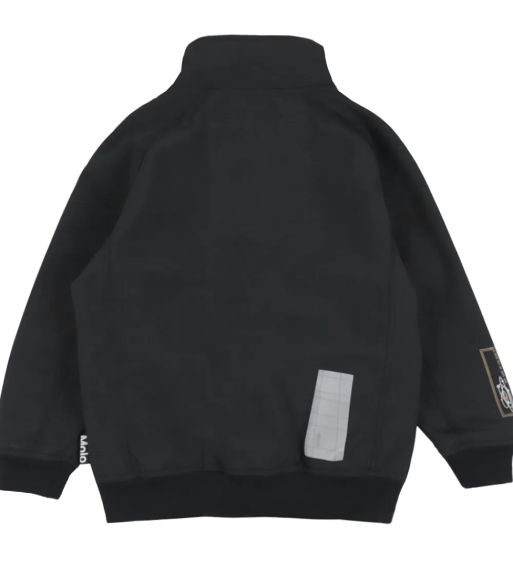 Softshell-Molo Softshelljakke m. Fleece - Cloudy - Sort