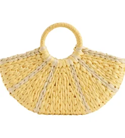 Tasker|Shoppers-Molo Taske - Lemon Straw Bag - Lemon Cake