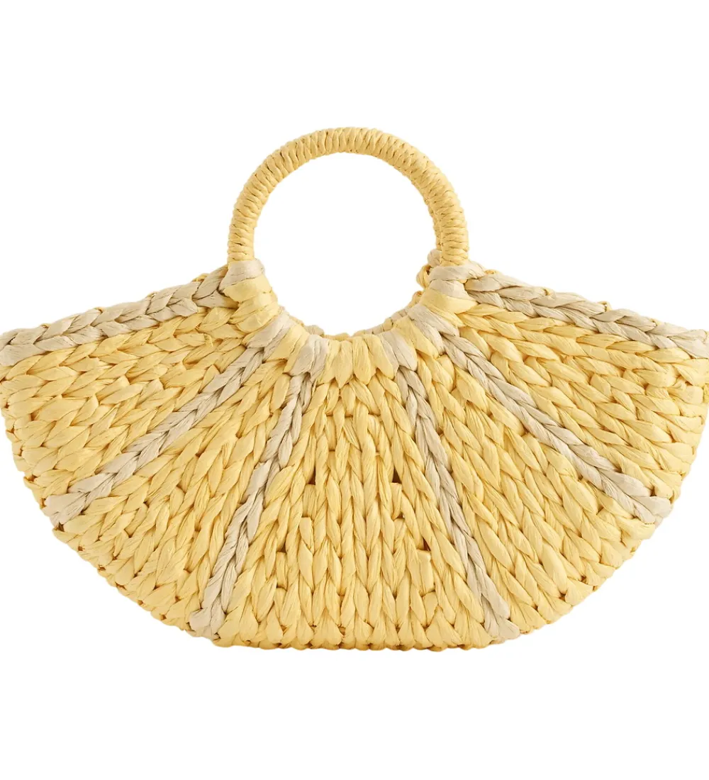 Tasker|Shoppers-Molo Taske - Lemon Straw Bag - Lemon Cake