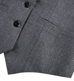 Molo Veste*Vest - Hollie - Grey Silver Check