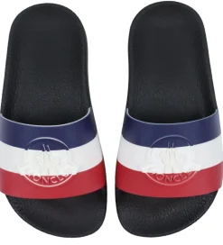 Moncler Badesandaler*Badesandaler - Petit Basile - Sort m. Logo