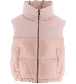 Veste|Dunveste Og Dyneveste-Moncler Dunvest - Suzan - Dusty Rose m. Similisten