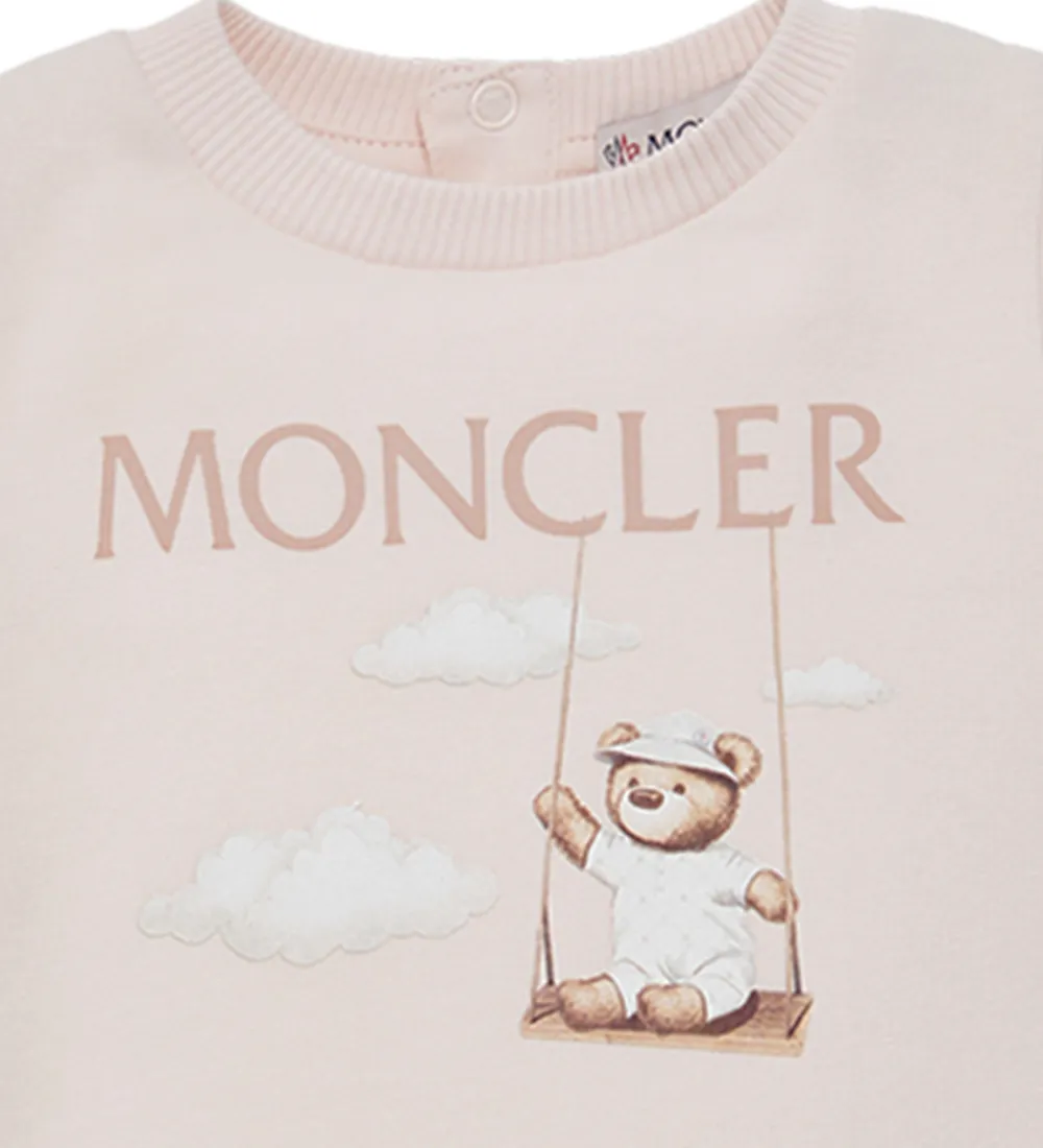 Sommerdragter-Moncler Sommerdragt - Rosa m. Print