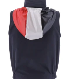 Veste-Moncler Vest - Zene - Mørkeblå m. Rød/Hvid