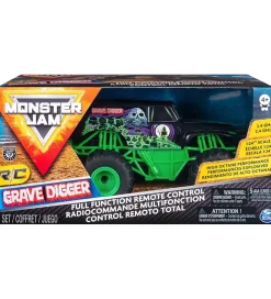 Udeleg Og Udendørs Legetøj-Monster Jam Fjernstyret Truck - 1:24 - Grave Digger