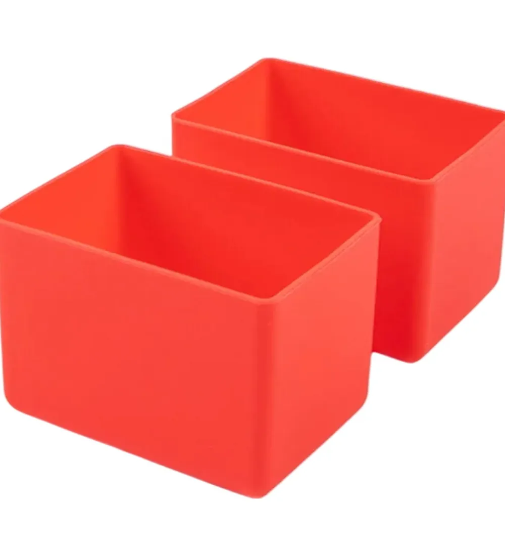 Montiico Madkasser*Indsatser - 2-pak - Bento Feast - Silikone - Watermelon