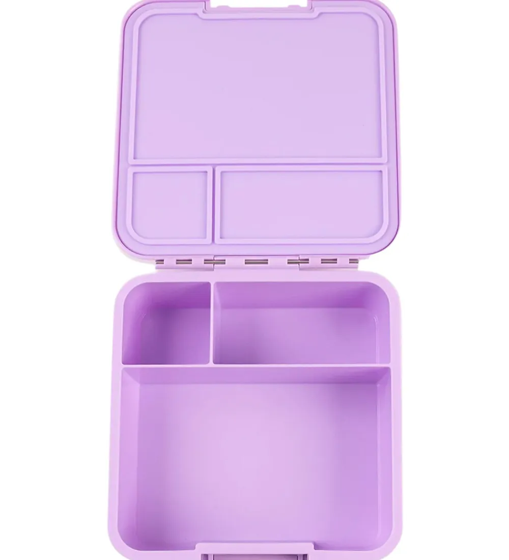 Montiico Madkasser*Madkasse m. 3. rum - Bento Three - 1 l - Lilac
