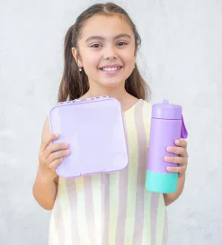 Montiico Madkasser*Madkasse m. 3. rum - Bento Three - 1 l - Lilac
