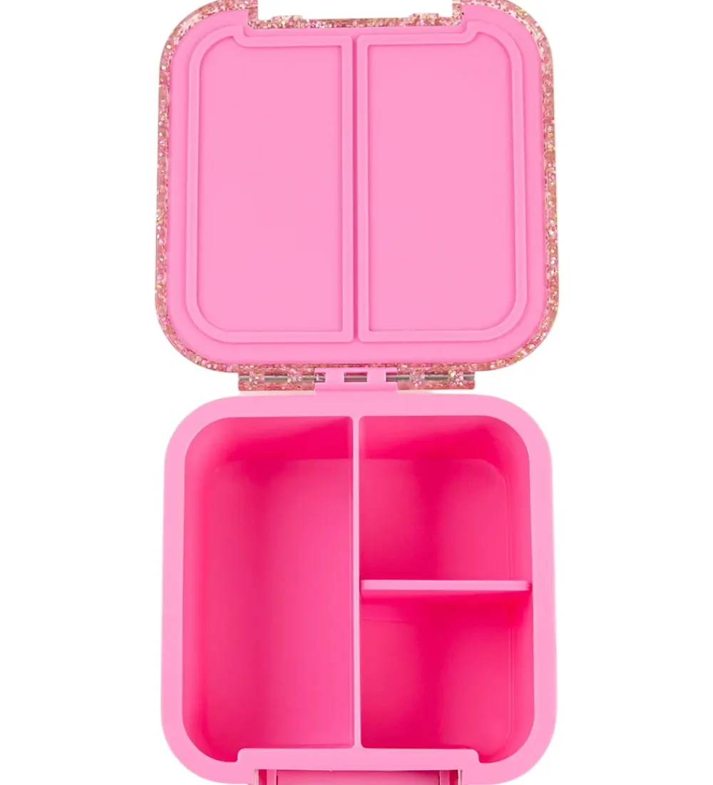 Madkasser-Montiico Snackboks m. 3 rum - Bento Two - 500 ml - Floss Glitter