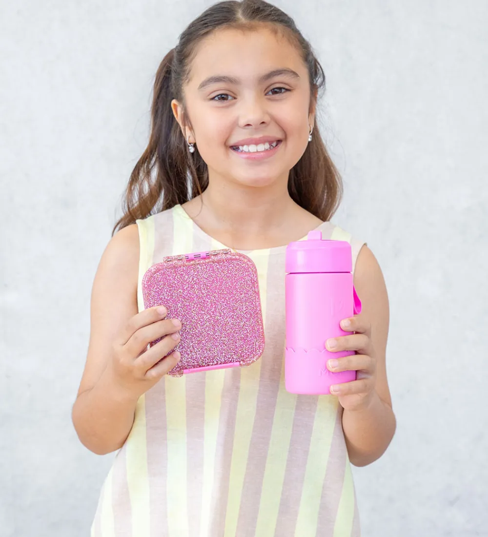 Madkasser-Montiico Snackboks m. 3 rum - Bento Two - 500 ml - Floss Glitter
