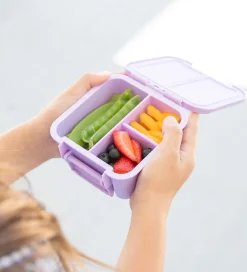 Madkasser-Montiico Snackboks m. 3 rum - Bento Two - 500 ml - Lilac