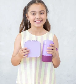 Madkasser-Montiico Snackboks m. 3 rum - Bento Two - 500 ml - Lilac
