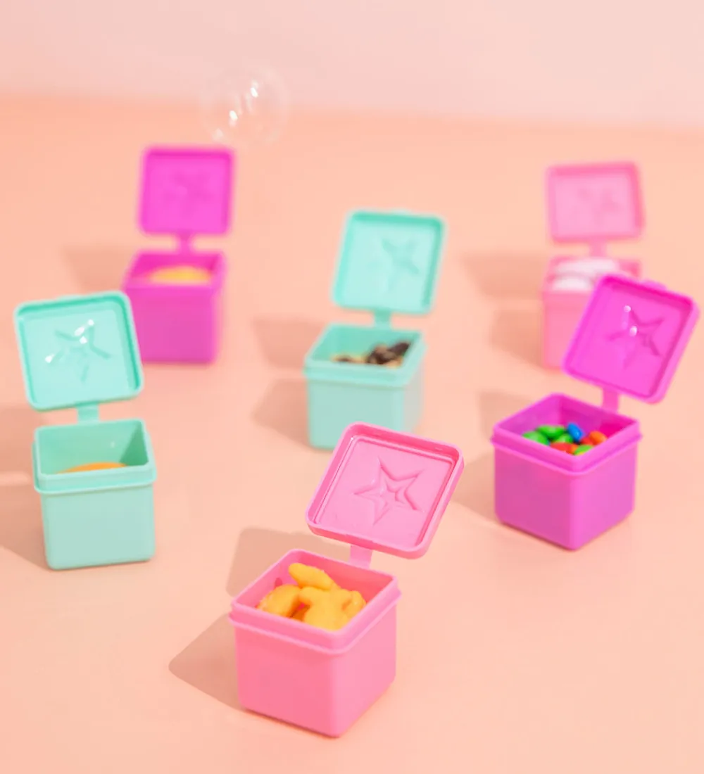 Montiico Madkasser*Snackbøtter - Bento Dip & Sauce - 2-pak - Fuchsia