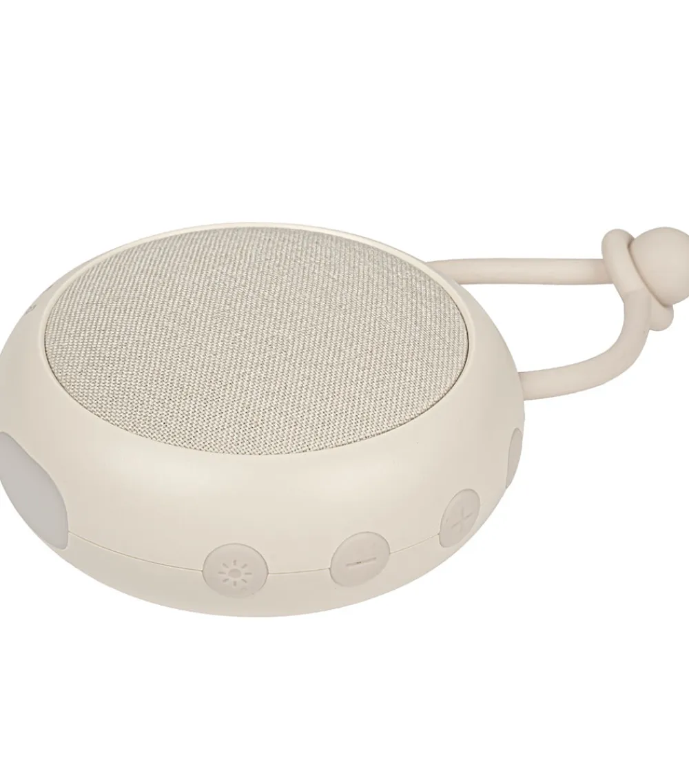 Højtalere-Moonboon White Noise Speaker m. Lyd/Lys - White Cream