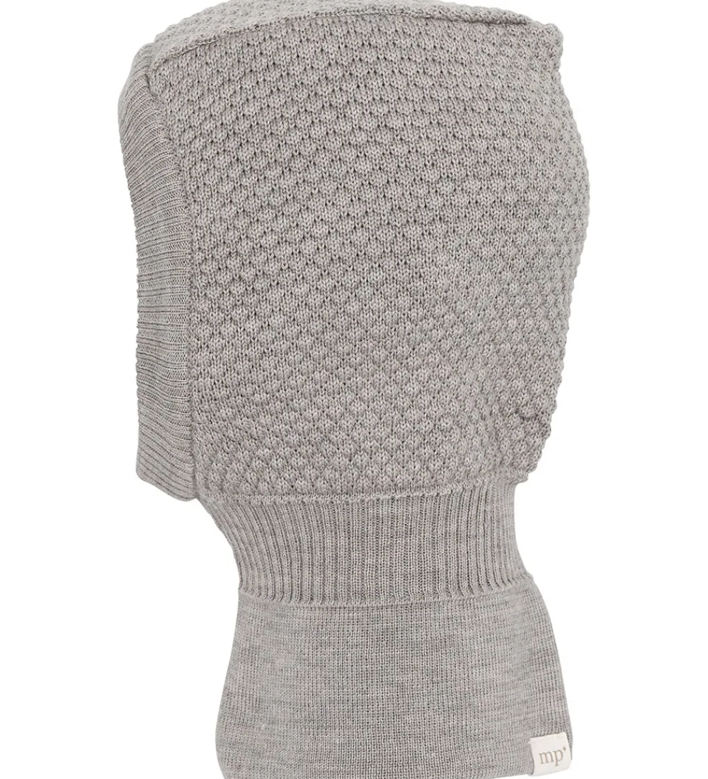 MP Elefanthuer*Elefanthue - 2-lags - Uld - Windstopper - Gråmeleret