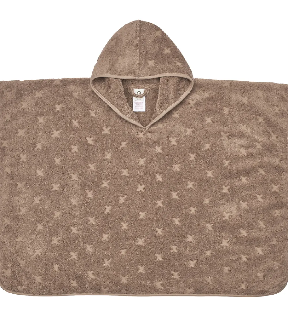 Babyhåndklæde- Og Poncho|Håndklæder-Müsli Badeponcho - Walnut